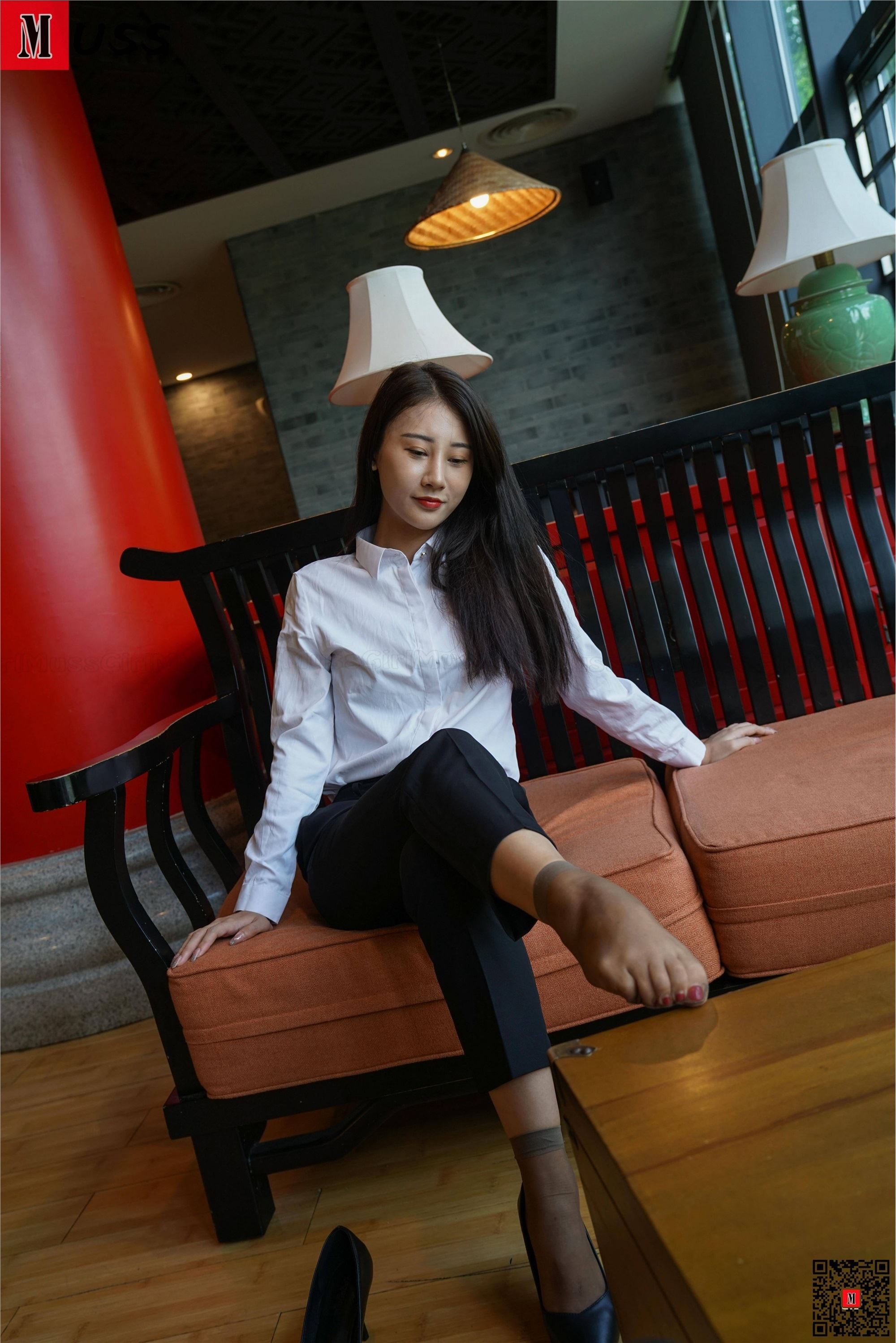 MussGirl慕丝女郎  NO.206 制服短丝高跟白领